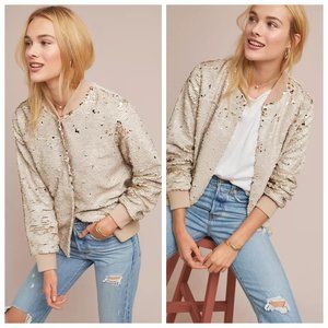 NWT - bl-nk London - Kimberly sequin bomber jacket